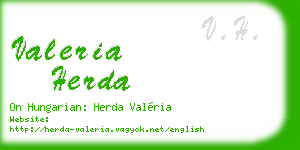 valeria herda business card